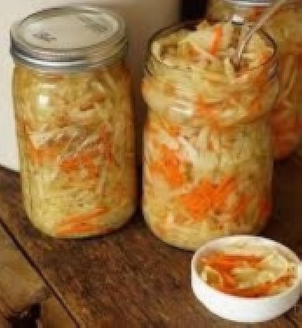homemade fermented vegies